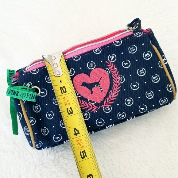 Victoria's Secret PINK Vintage Iconic Cosmetic Makeup Pencil Bag Pouch NWOT - Picture 7 of 12